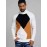 Men'S New Color-Blocked High-Neck Long-Sleeve Retro College-Style Knitted Base Layer for Casual Autumn And Winter