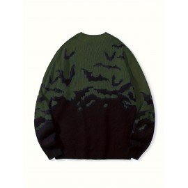 New Stylish Versatile Casual Men's Halloween Knit Pullover