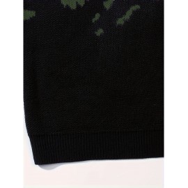 New Stylish Versatile Casual Men's Halloween Knit Pullover
