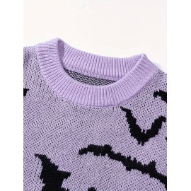 New Stylish Versatile Casual Men's Halloween Knit Pullover