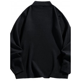 American High Street Sweater for Men, Autumn/winter Mid-neck Top