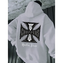 Men'S New Print Sweatshirt, Plus Size