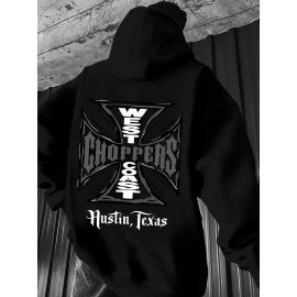 Men'S New Print Sweatshirt, Plus Size