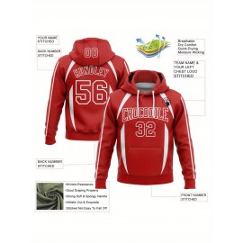 Customizable Men'S Plus Size Hoodie - Personalized 