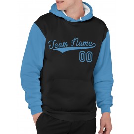 Custom Men'S Hoodies Featuring Personalized Names And Numbers - Available in Multiple Colors, Suitable for Baseball, Hiking, And Everyday Casual Wear - with a Hood, Front Pocket, Made of, Perfect for Outdoor Activities, Plus Size