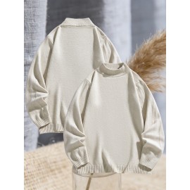 American High Street Sweater for Men, Autumn/winter Mid-neck Top