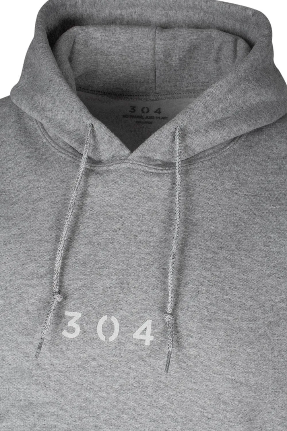 304 Core Print Hoody - Grey