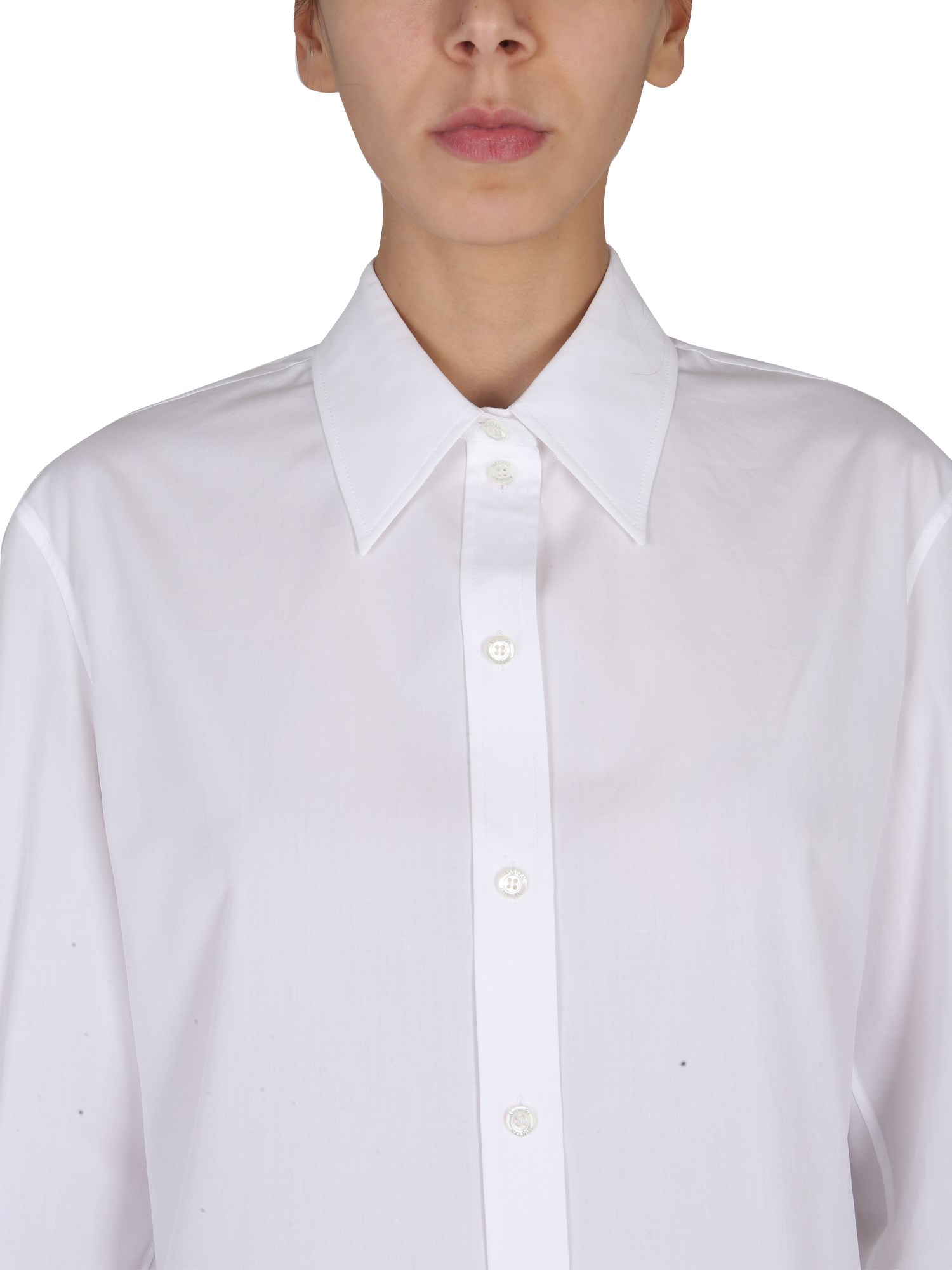 ALEXANDER McQUEEN    COTTON POPLIN SHIRT