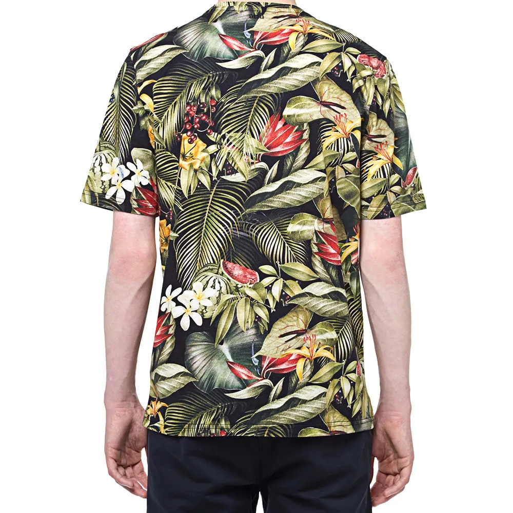 AMI Tropical All Over TeeBlack