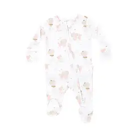 Angel Dear - Elephant + Bunny Ballerinas Zipper Footie