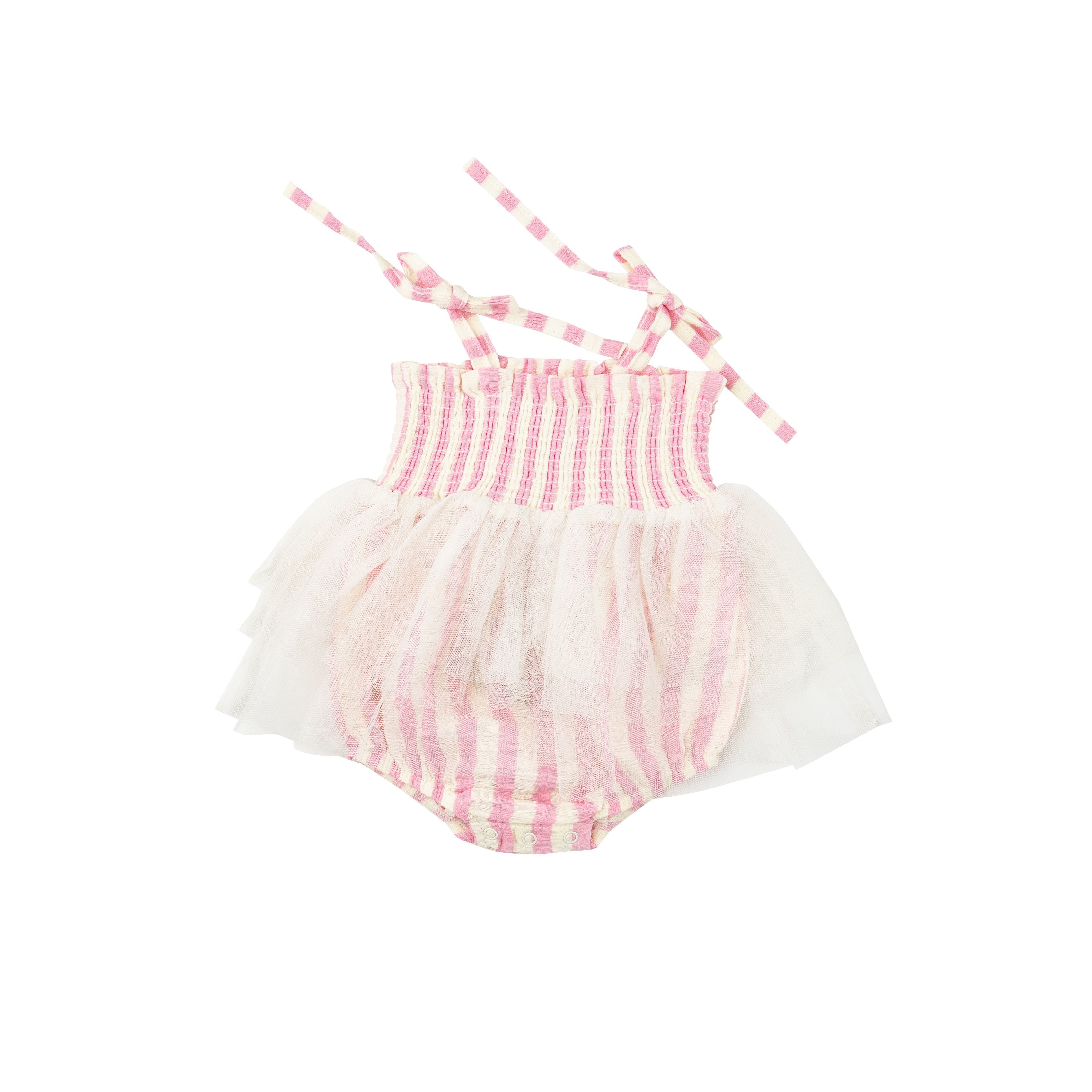 Angel Dear - Pink Stripe Tutu Bubble