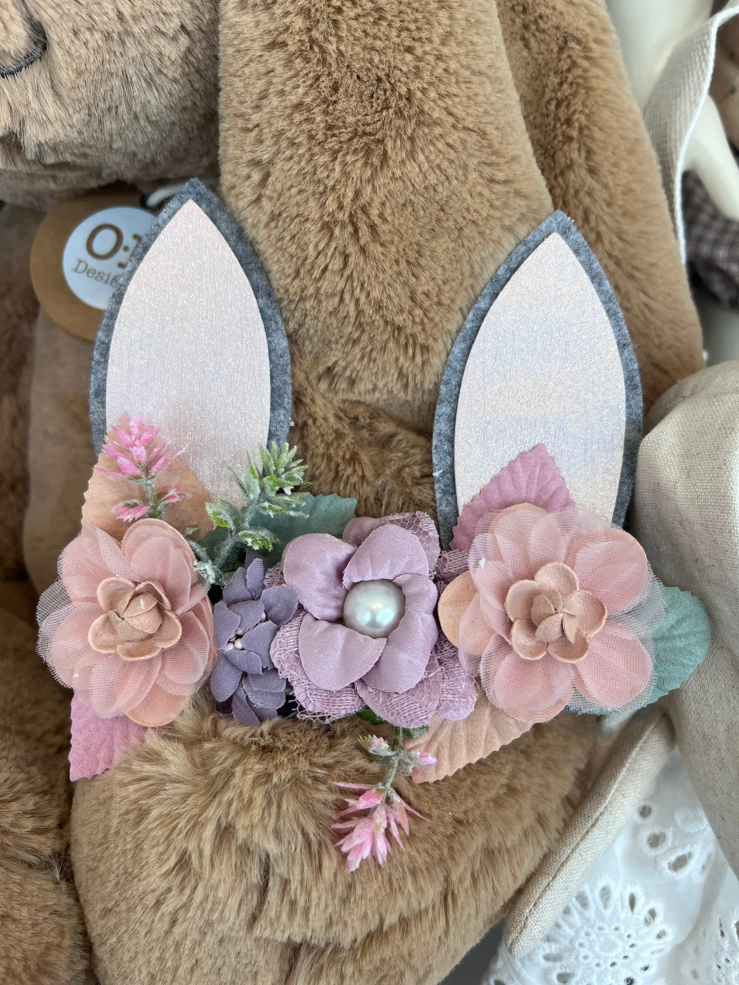 ArchNOllie Bunny Bouquet Headband - Dark