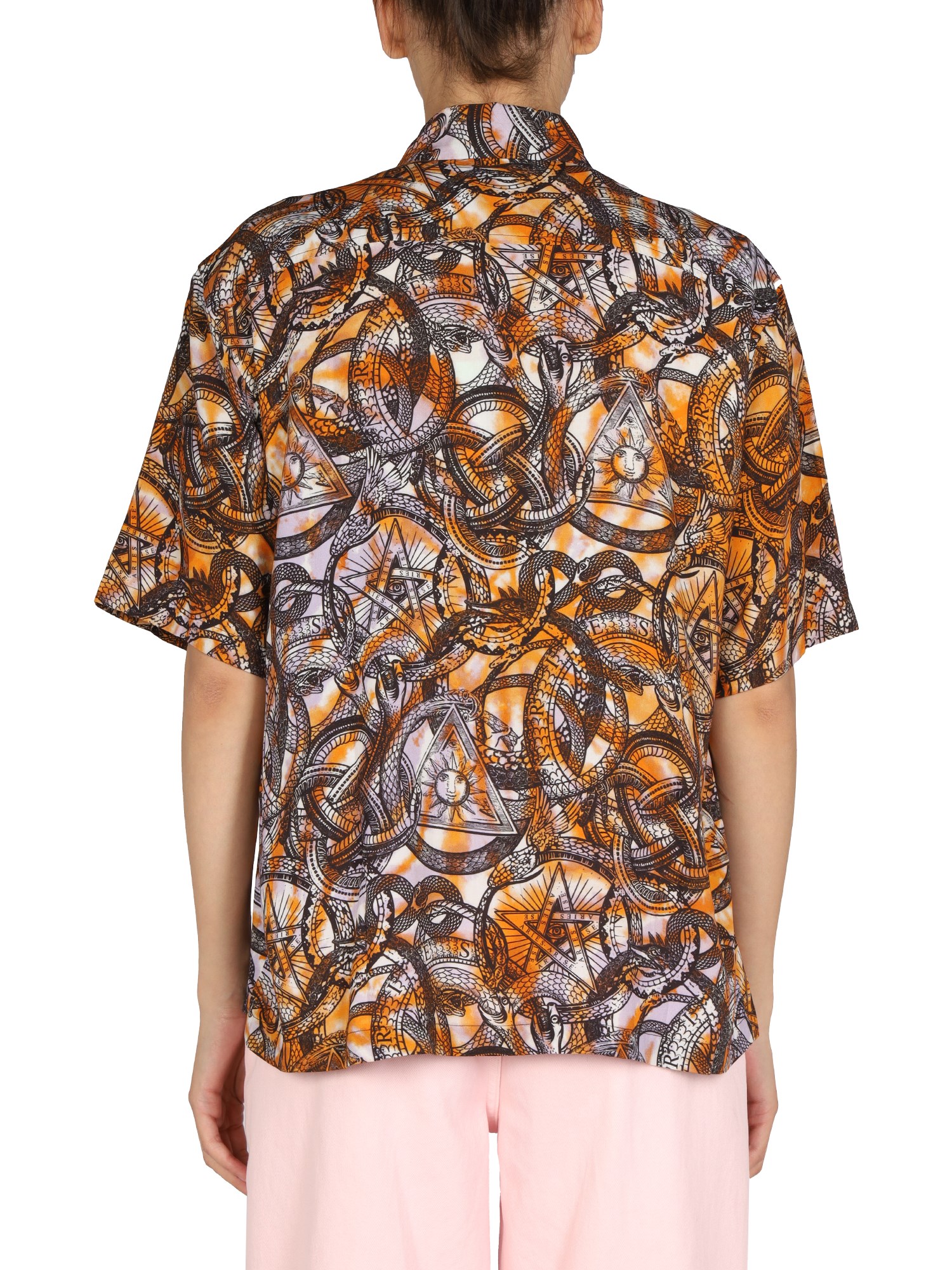 ARIES    VISCOSE ALL OVER PRINT SHIRT