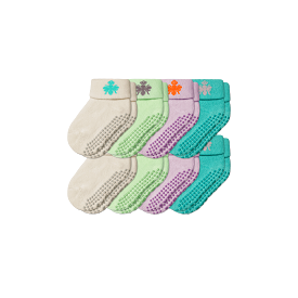 Baby Gripper Socks 8-Pack (6-12 Months)