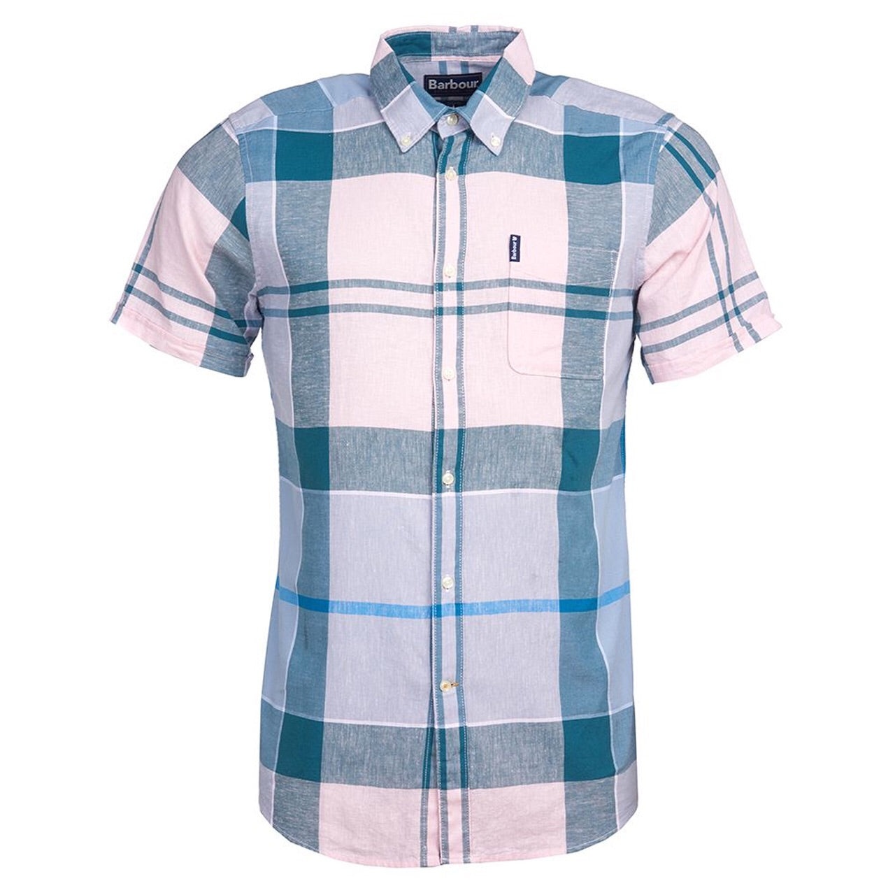 BARBOUR Douglas Short Sleeved Shirt Pink