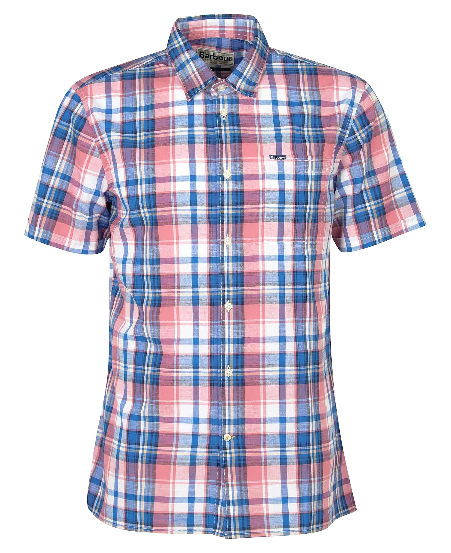 Barbour Mens Bruno Madras Check Shirt - Short Sleeved