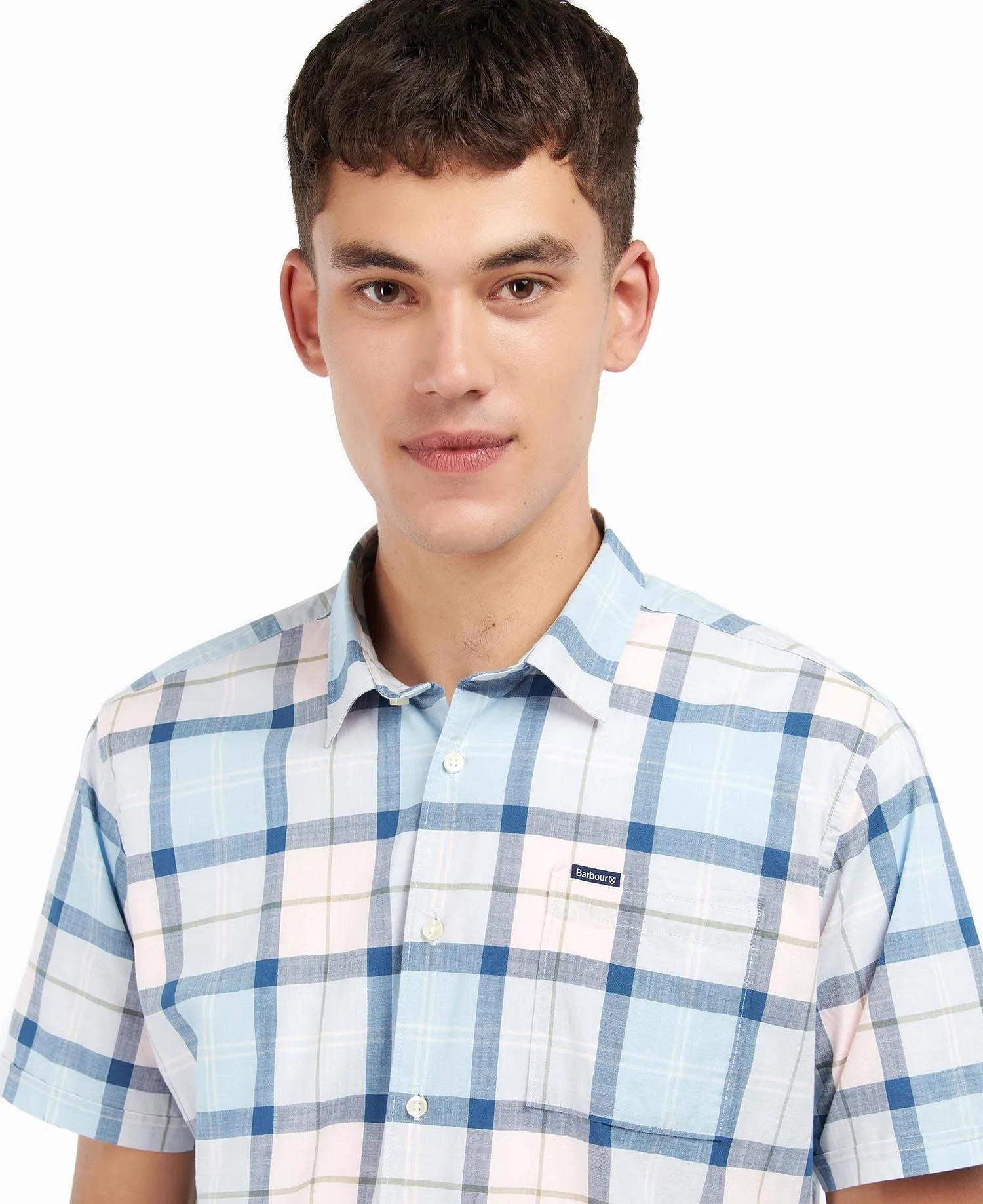 Barbour Mens Gordon Short Sleeved Tartan Check Shirt