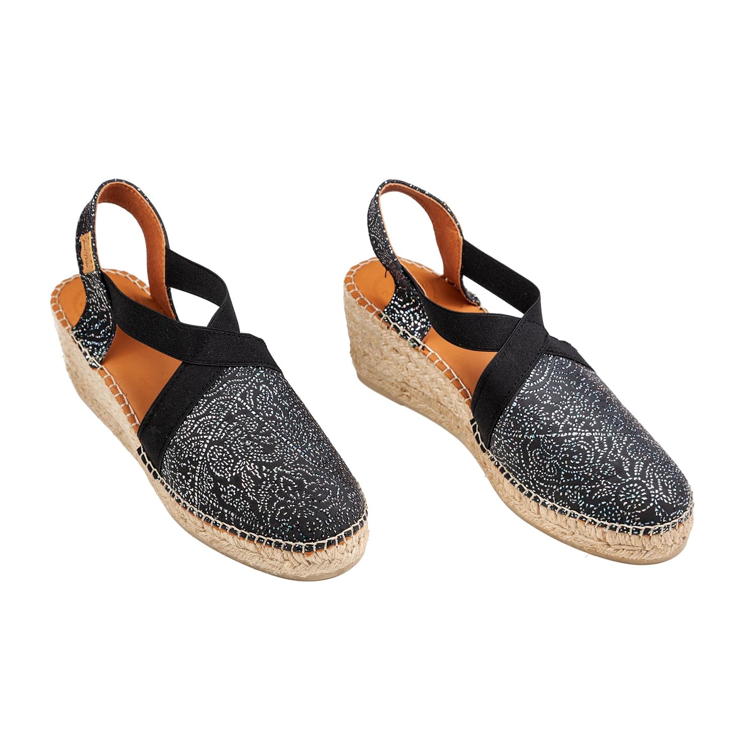 Basic Cotton Blend Wedge Espadrillel for Women - Terra-FR