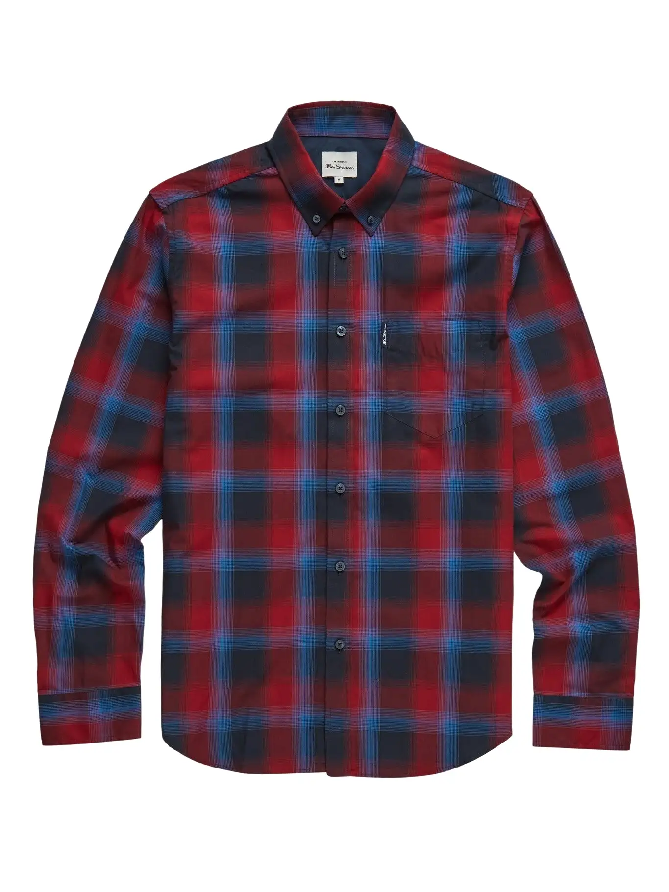 Ben Sherman Mens Gradient Check Shirt