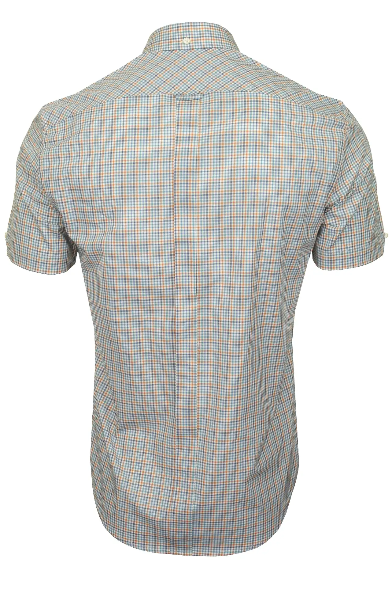 Ben Sherman Mens Shirt 'Mini Gingham' - Short Sleeved