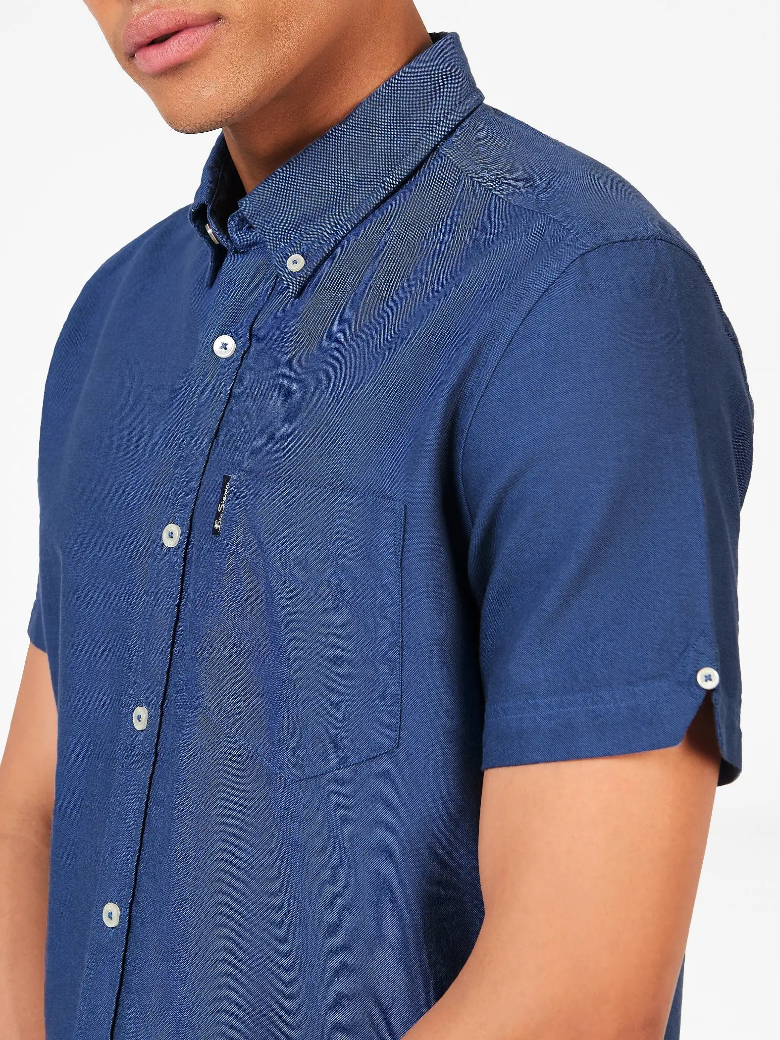 Ben Sherman Mens Shirt 'Signature Oxford' - Short Sleeved