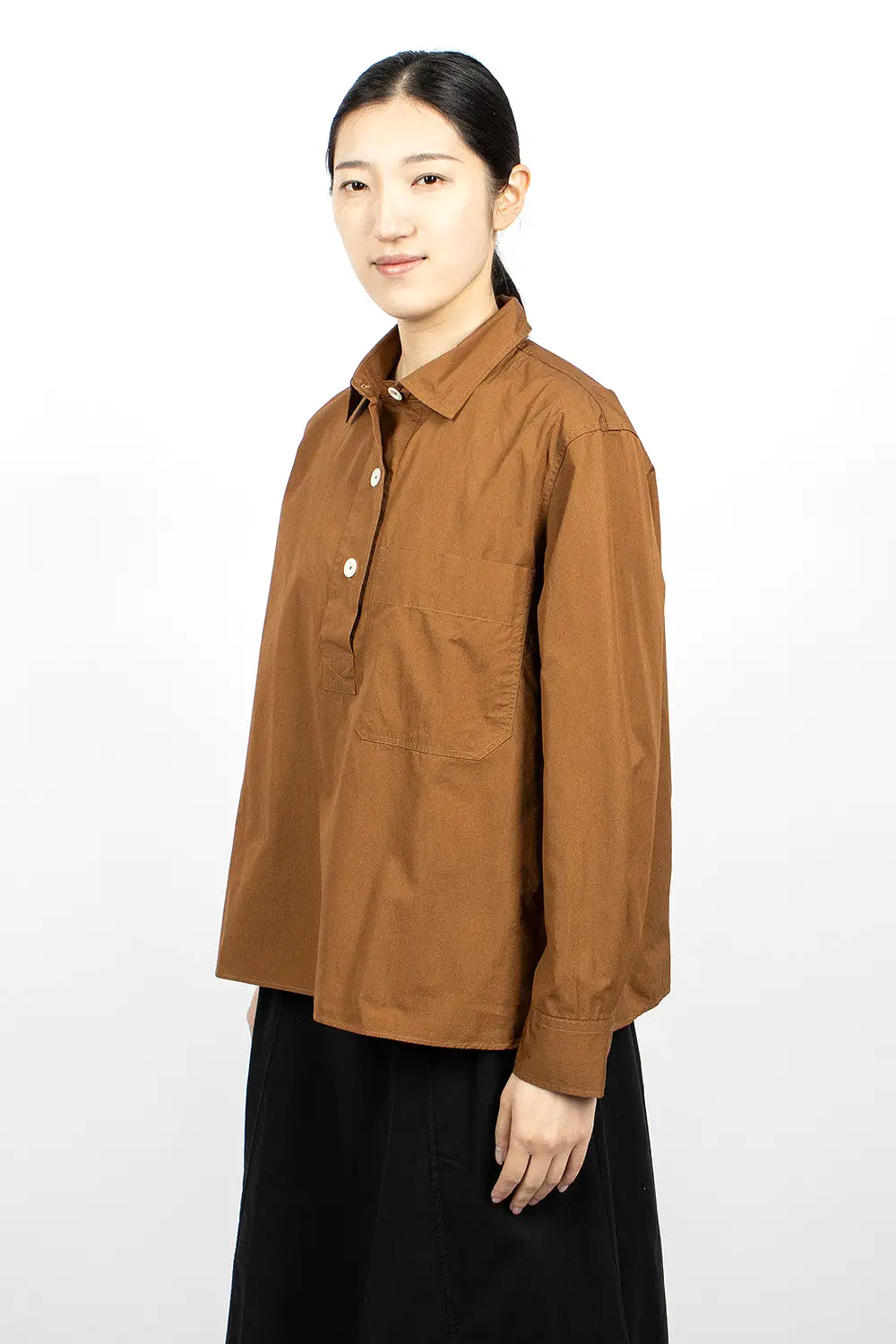 Big Pocket Swing Shirt Tobacco