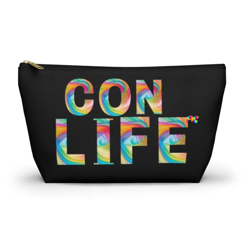 Black Con Life Makeup Bag