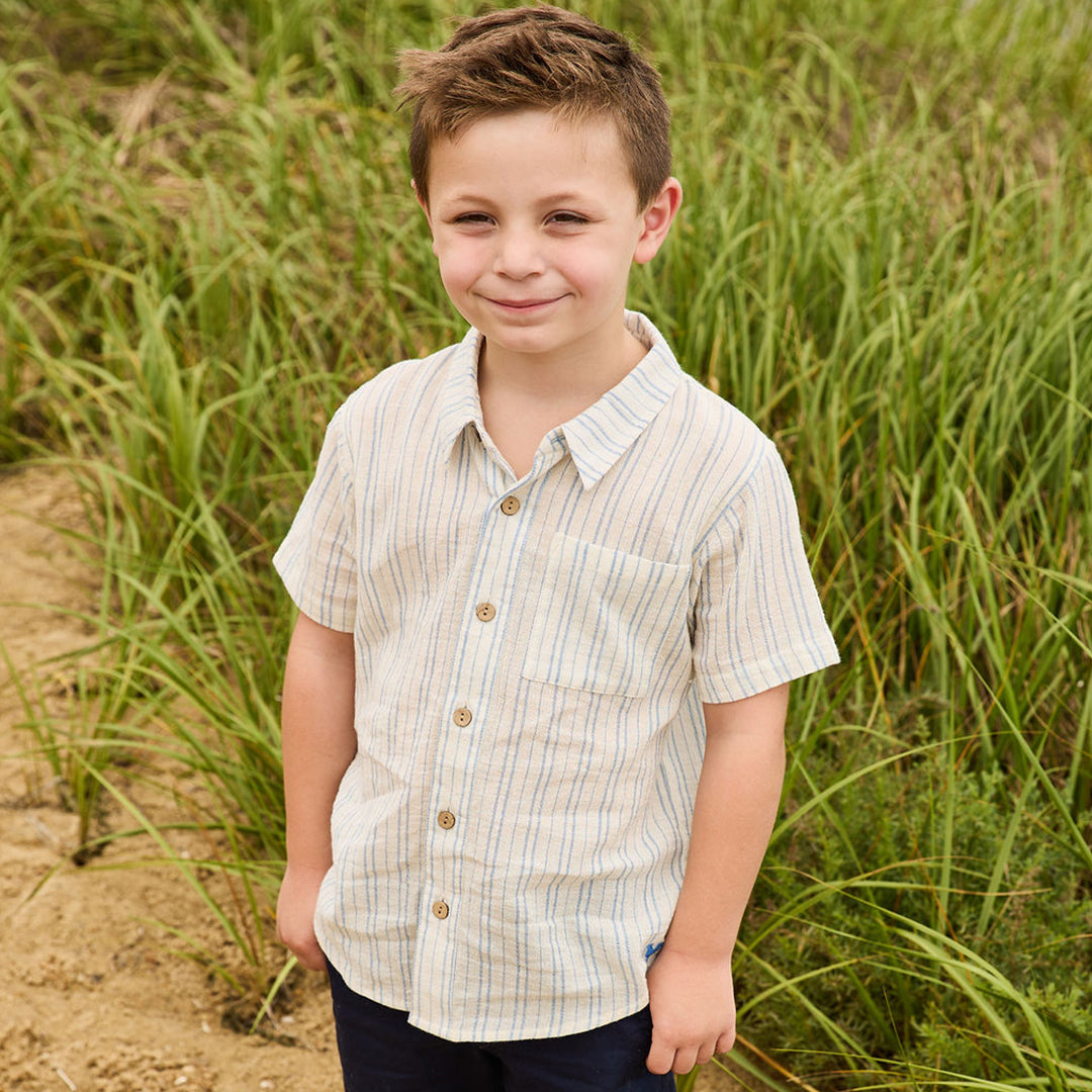 Blue Rooster Boys Jack Shirt - Riviera Stripe