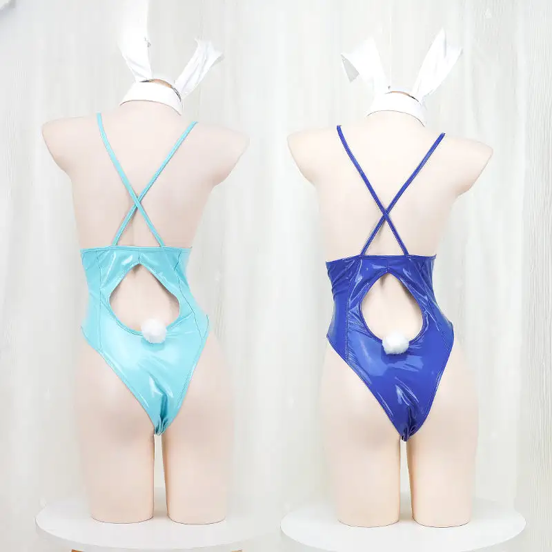 Blue Sky Blue Cute Bunny Girl Cosplay Set ON900