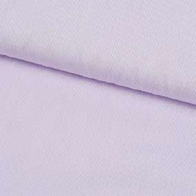 Boeing Fine Stripe Pale Violet Poplin Cotton Shirt