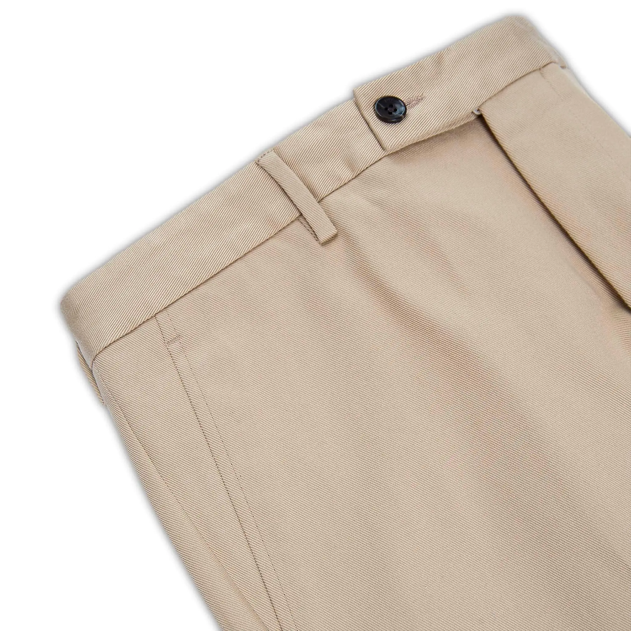 Boris Chino Pants cotton stretch twill canapa beige