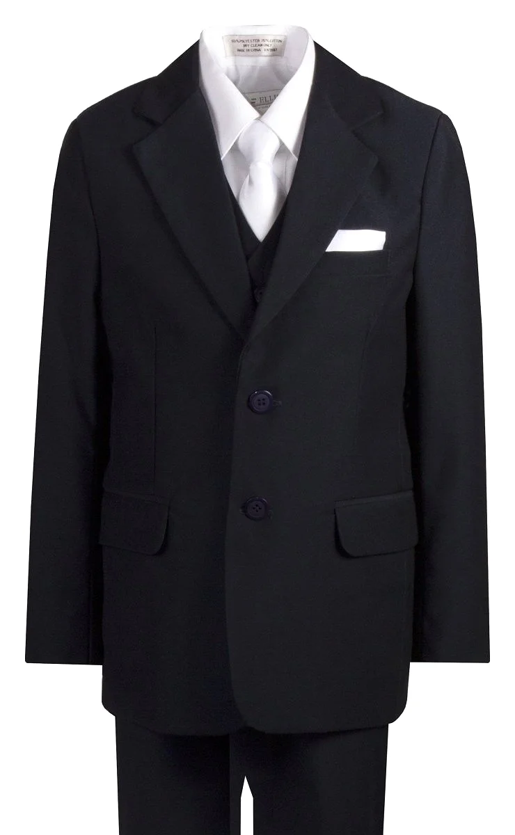 Boys 5-Piece Navy Suit Set First Holy Communion