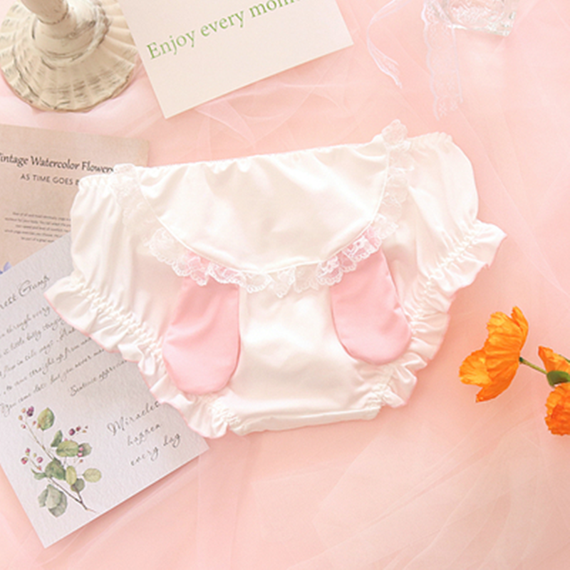 Bunny Ears Lace Ruffle Panties AD210003