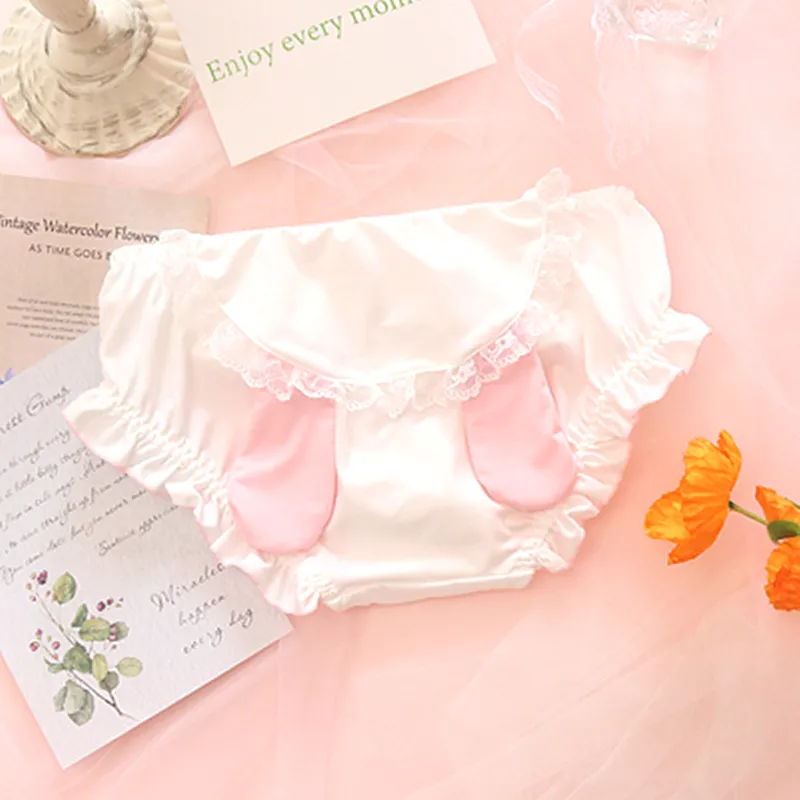 Bunny Ears Lace Ruffle Panties AD210003