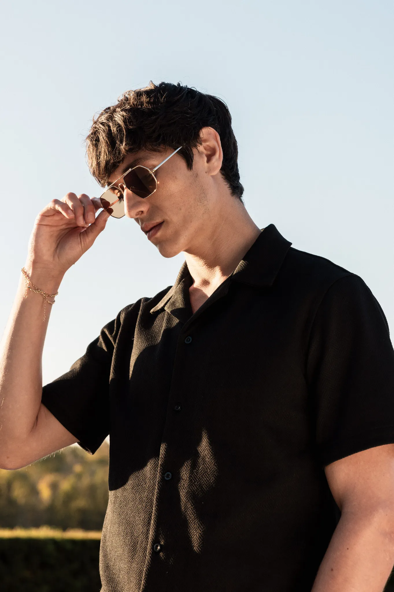 Capo WEAVE Revere SS Shirt - Black