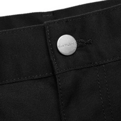 Carhartt WIP Simple Pants 'Denison' Twill  Black ,65/35% Polyester/Cotton 'Denison' Twill, 8.8 oz