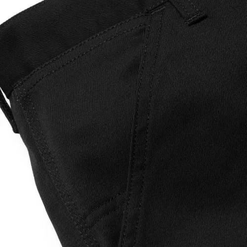 Carhartt WIP Simple Pants 'Denison' Twill  Black ,65/35% Polyester/Cotton 'Denison' Twill, 8.8 oz