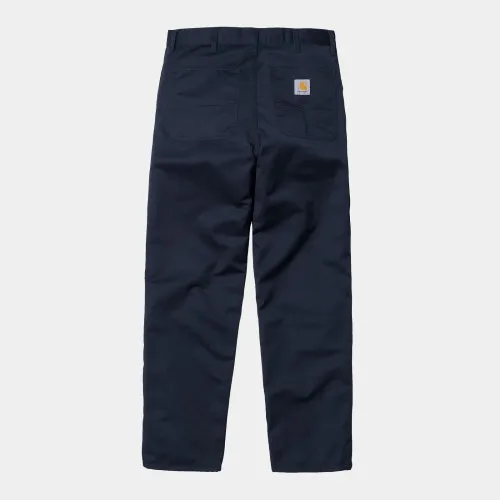 Carhartt WIP Simple Pants 'Denison' Twill Dark Navy ,65/35% Polyester/Cotton 'Denison' Twill, 8.8 oz