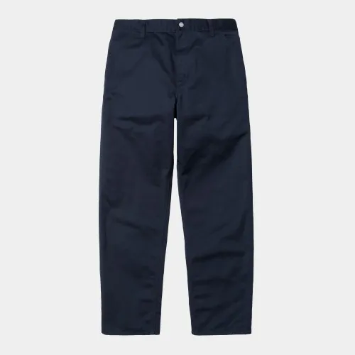 Carhartt WIP Simple Pants 'Denison' Twill Dark Navy ,65/35% Polyester/Cotton 'Denison' Twill, 8.8 oz