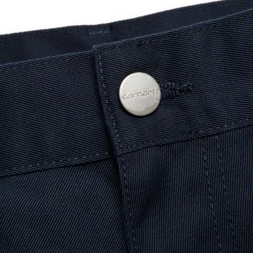 Carhartt WIP Simple Pants 'Denison' Twill Dark Navy ,65/35% Polyester/Cotton 'Denison' Twill, 8.8 oz