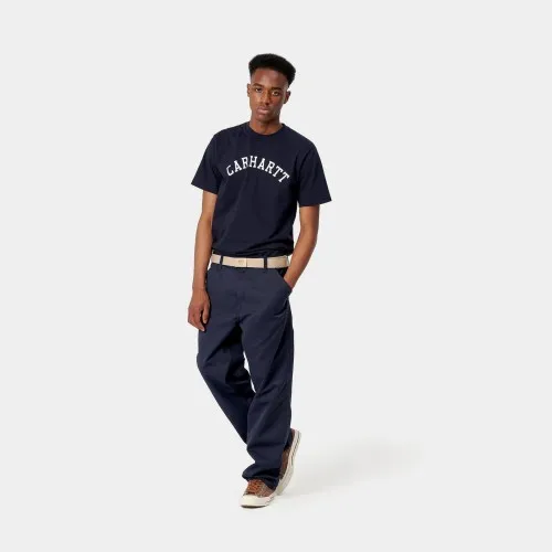 Carhartt WIP Simple Pants 'Denison' Twill Dark Navy ,65/35% Polyester/Cotton 'Denison' Twill, 8.8 oz