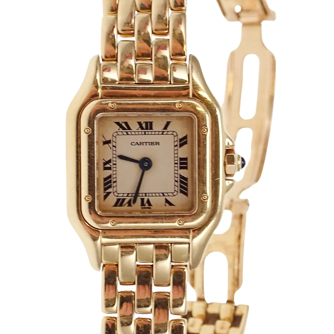 Cartier Vintage Panthere De Cartier 18K Small Modele Gold Watch 1985 Quartz