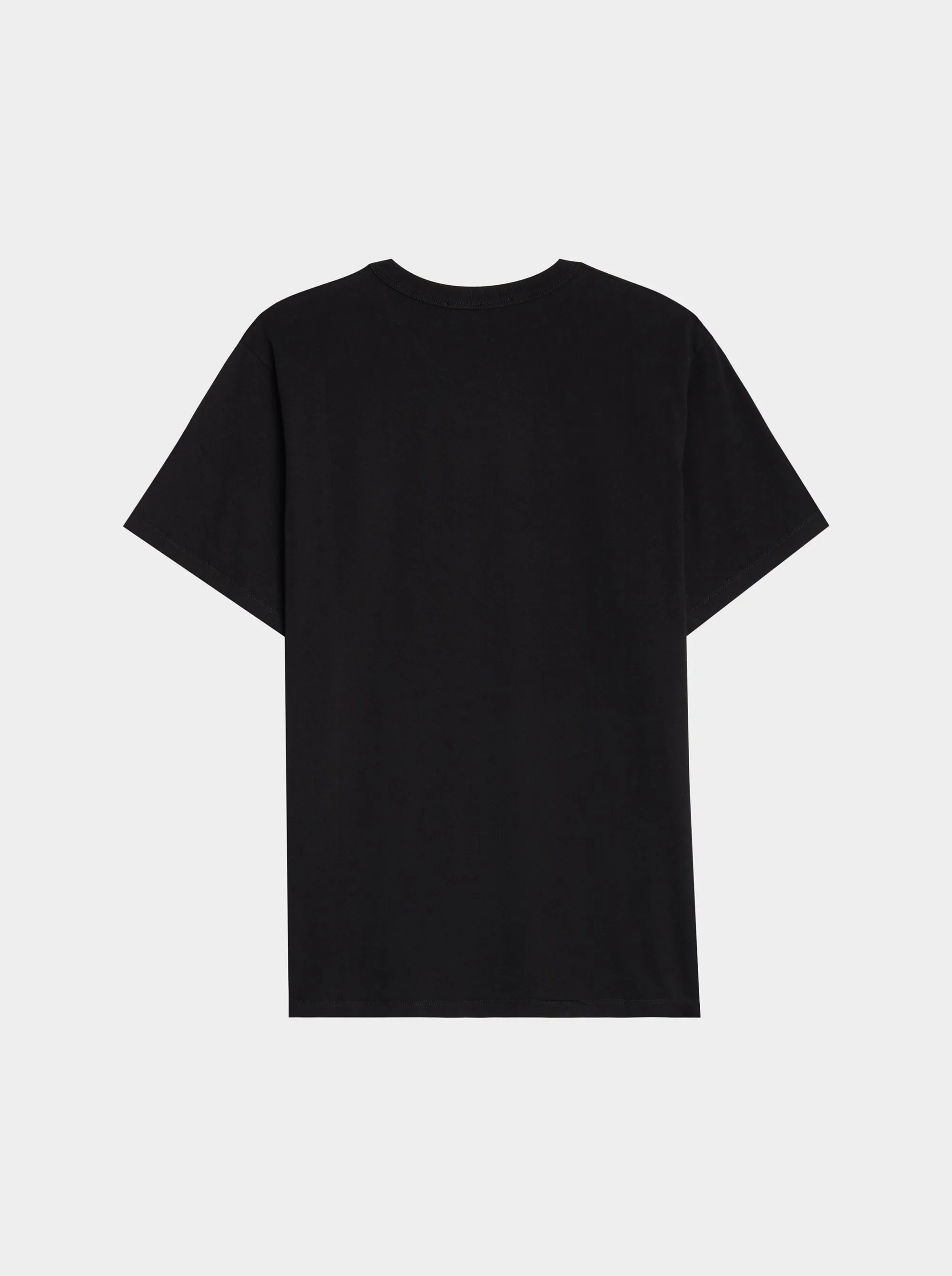 Chillax Fox Patch Classic Tee-Shirt, Black