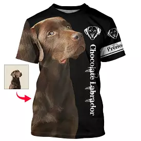 Chocolate Labrador 3D All Over Imprimée, Cadeau Personnalisé Le Retriever Du Labrador - CT27012301