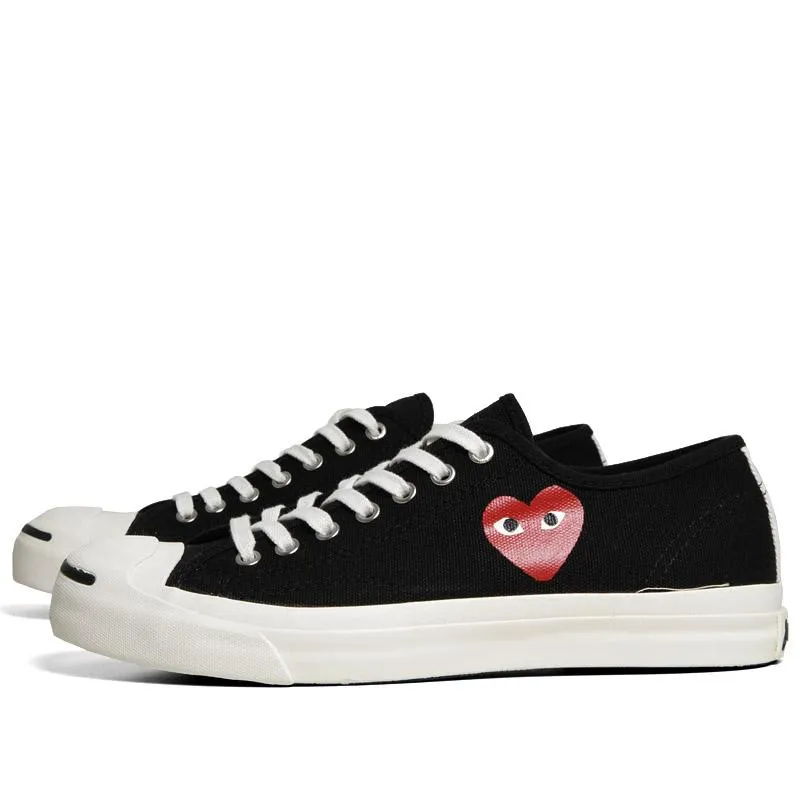 Comme des Garcons Play x Converse Jack Purcell OxBlack & Red