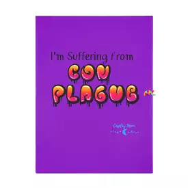 Con Plague Purple Polyester Blanket