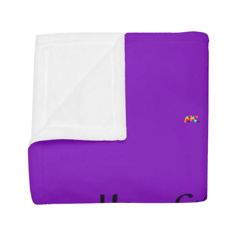 Con Plague Purple Polyester Blanket