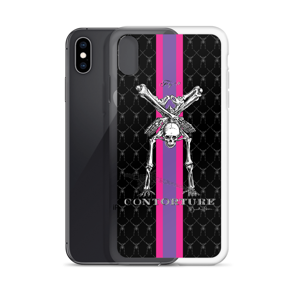 Contorture iPhone Case: SuperStripe Contortion Skeleton