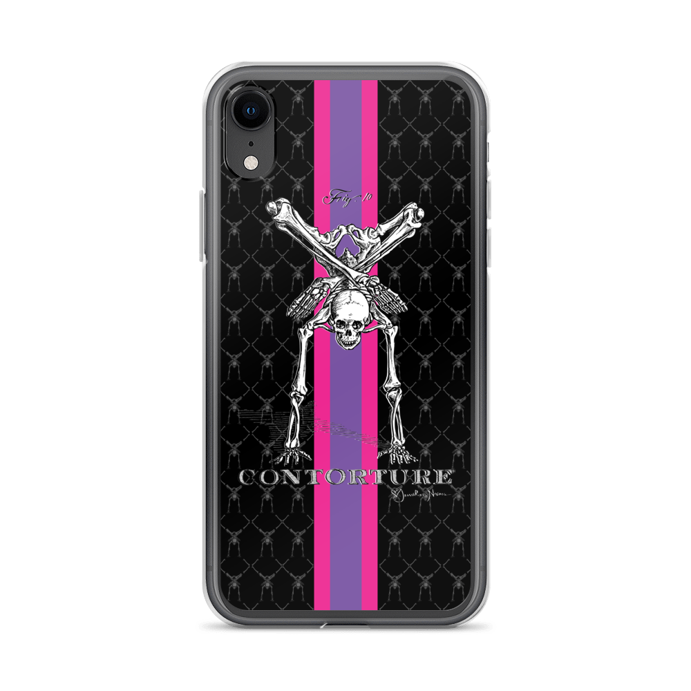 Contorture iPhone Case: SuperStripe Contortion Skeleton