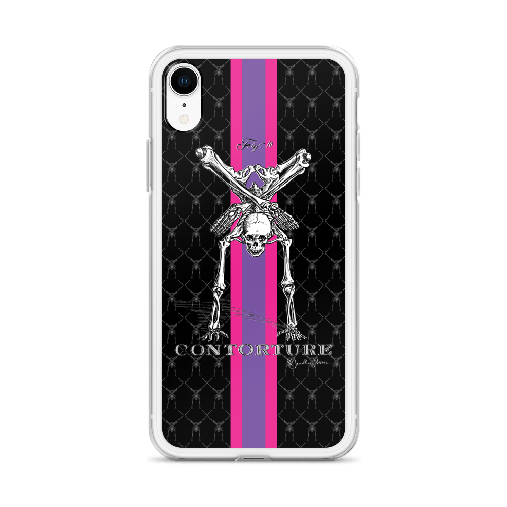 Contorture iPhone Case: SuperStripe Contortion Skeleton